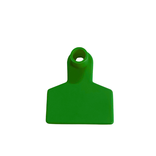 Arete ovino cuadrado color verde 5 x 4.1 cm 