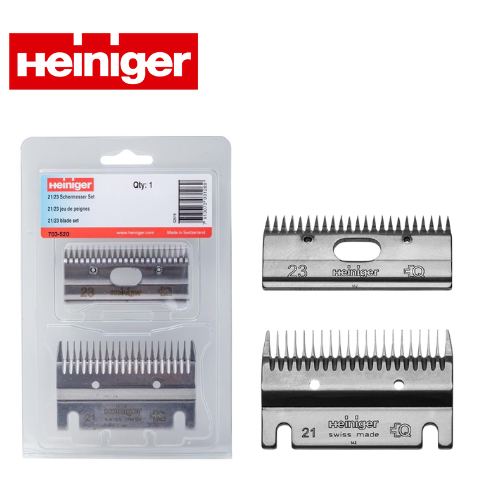 Juego de Cuchillas vacuno Heiniger Tuzadora 21/23