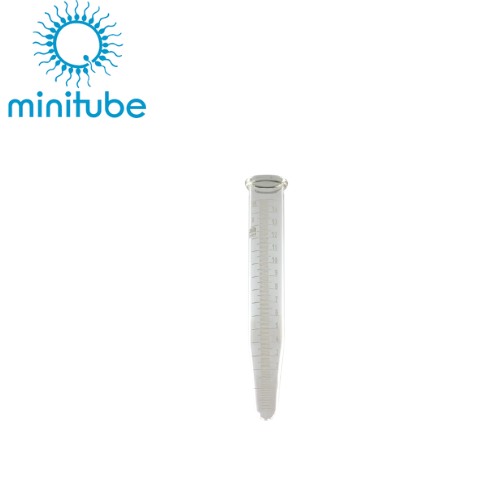 Vaso colector de semen vidrio vacuno 15 ml minitube